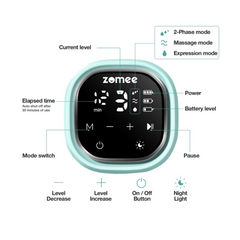 Unimom Zomee Z2 - Rechargeable Double Electric Breast Pump