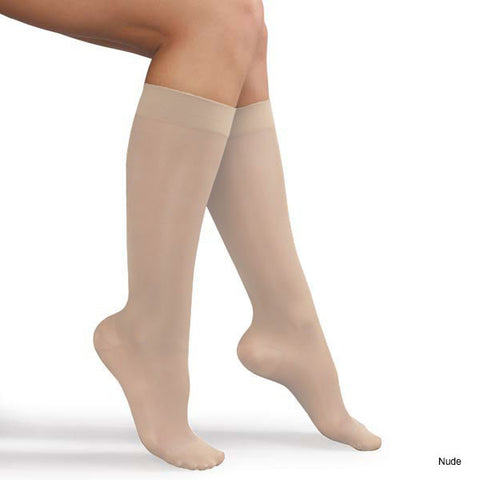 Image of Ladies Knee High Compression Stockings