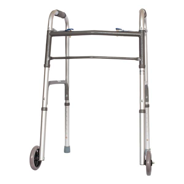 Folding Walker with Wheels (case of 4)