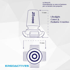 Ergocap Ultralite All-Terrain Tips