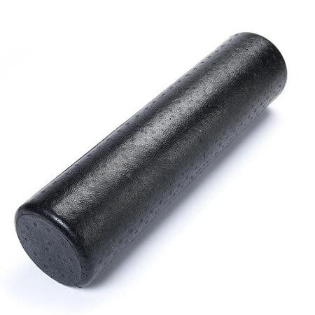 Image of CanDo® Foam Roller - Black Composite - Extra Firm - Round