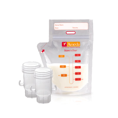 Ameda Store'N Pour Breast Milk Storage Bags